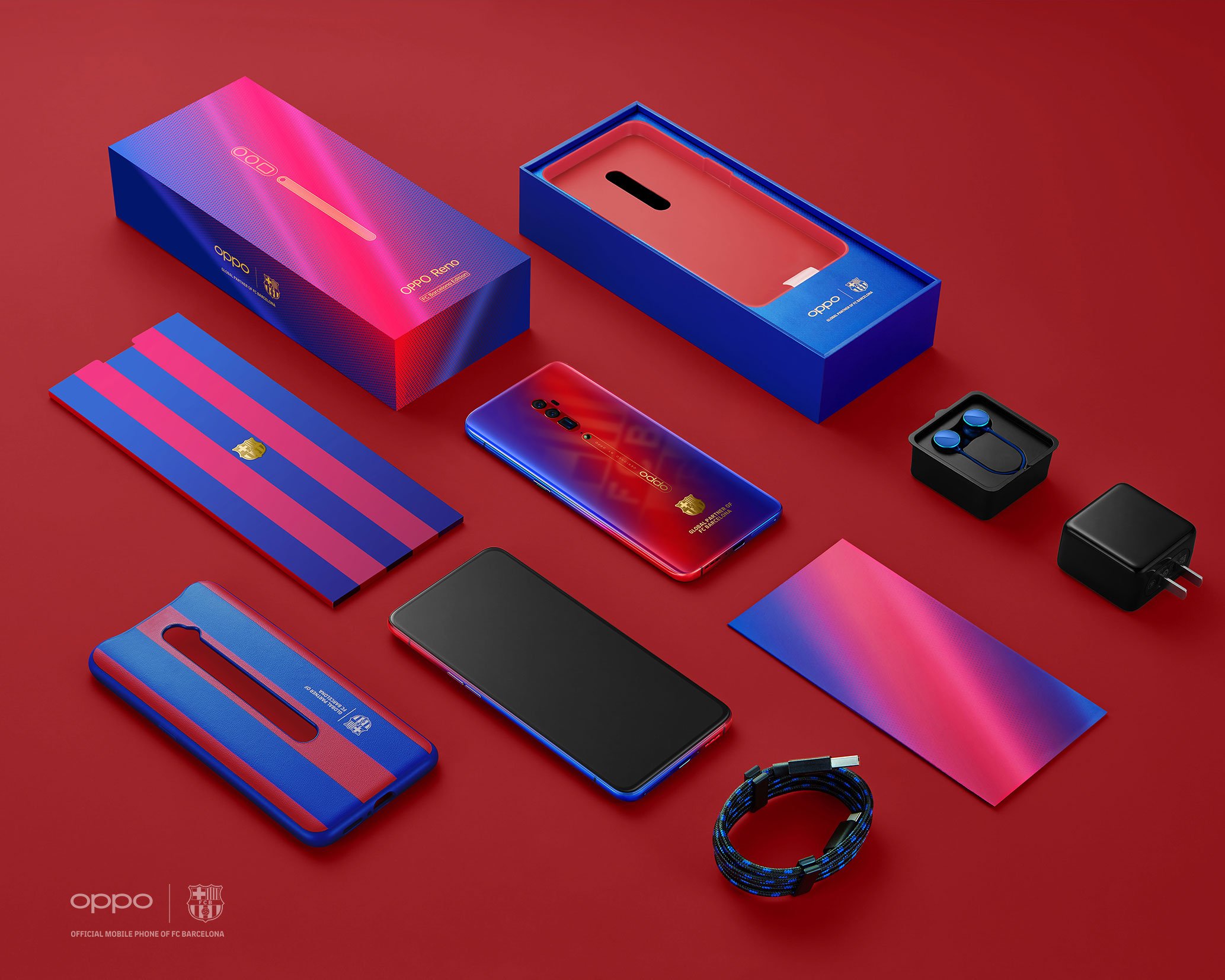 Limited Edition ! Oppo Reno 10x Zoom Edisi Barcelona Hadir di Indonesia