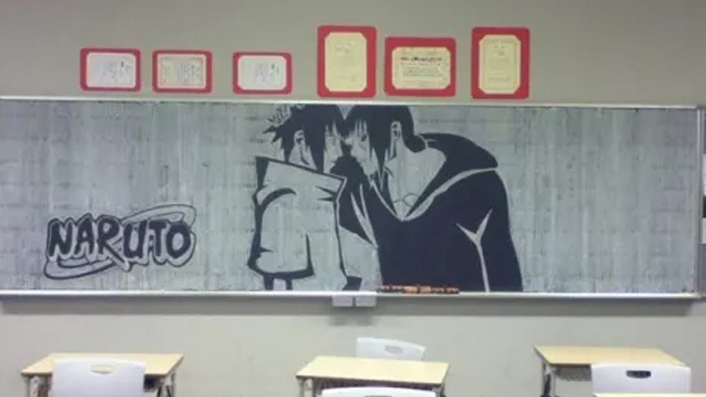 10 Seni Papan Tulis Kapur Anime Ini Bisa Bikin Kamu Terkagum-kagum