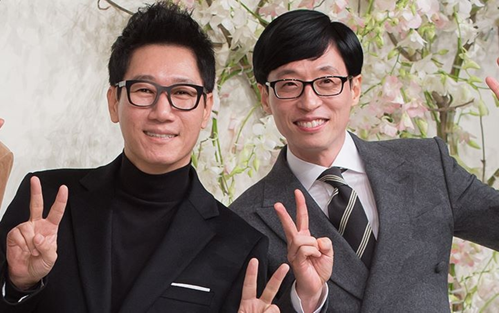 10 Potret Kekompakan Yoo Jae Suk dan Jee Seok Jin, Member Tertua di Running Man