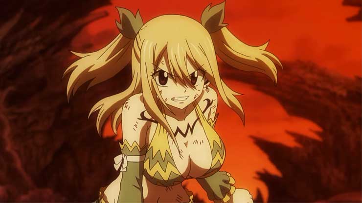 10 Bentuk Gaun Lucy Heartfilia di Anime Fairy Tail