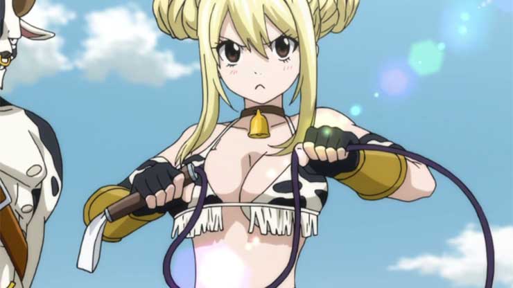 10 Bentuk Gaun Lucy Heartfilia di Anime Fairy Tail