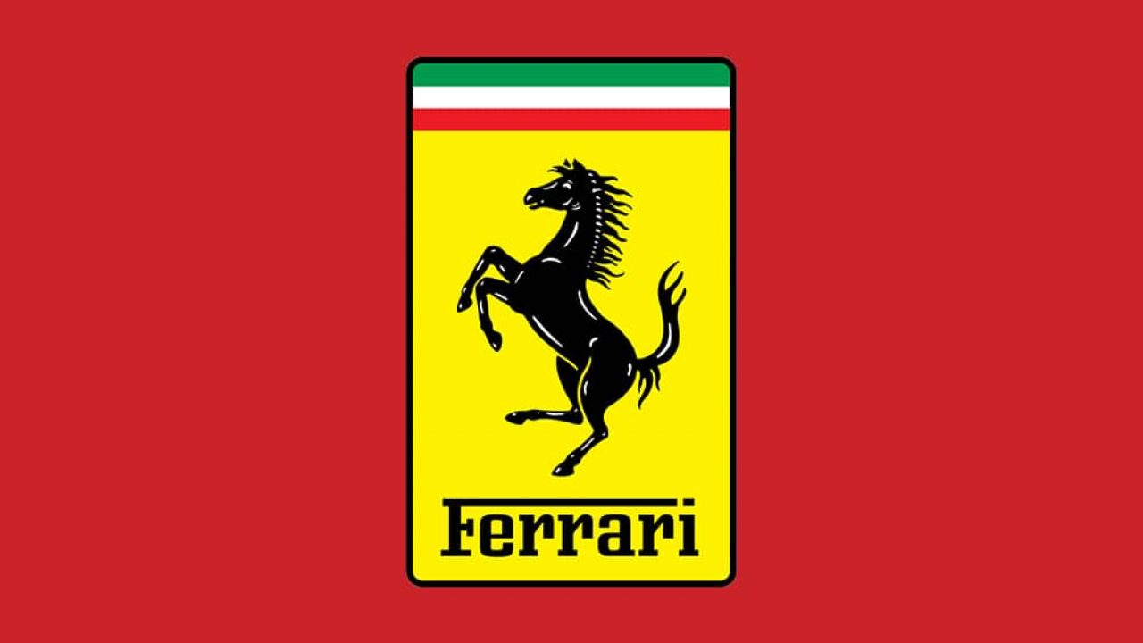 Обои логотип ferrari