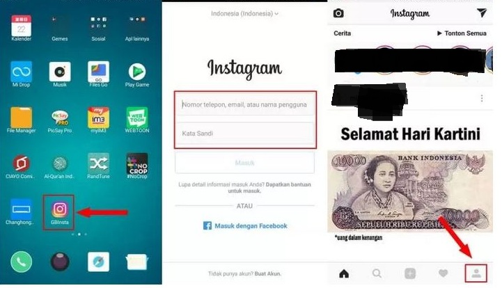 Cara Mengganti Tema dan Mendownload Konten di Instagram