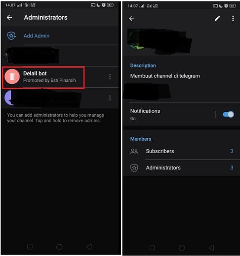 Cara Menghapus Pesan di Aplikasi Telegram Menggunakan BOT