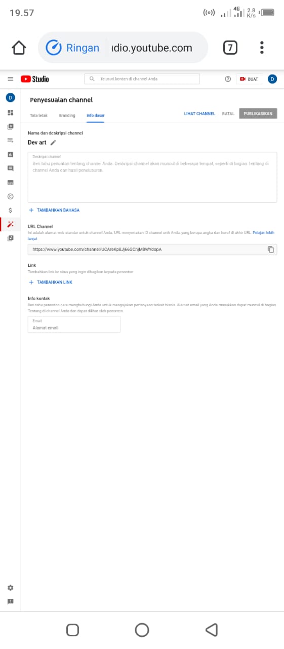Cara Membuat Channel Youtube Dengan Android Dengan Mudah