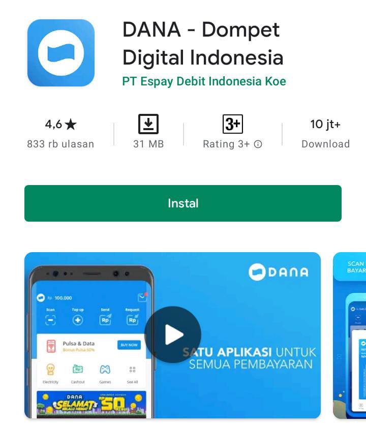 8 Aplikasi Dompet Digital Paling Populer di Google Playstore