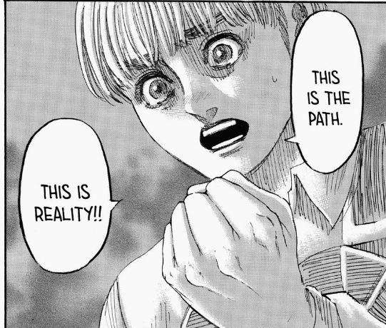 Manga Shingeki No Kyojin : Ymir Telah Berniat Memakan Armin