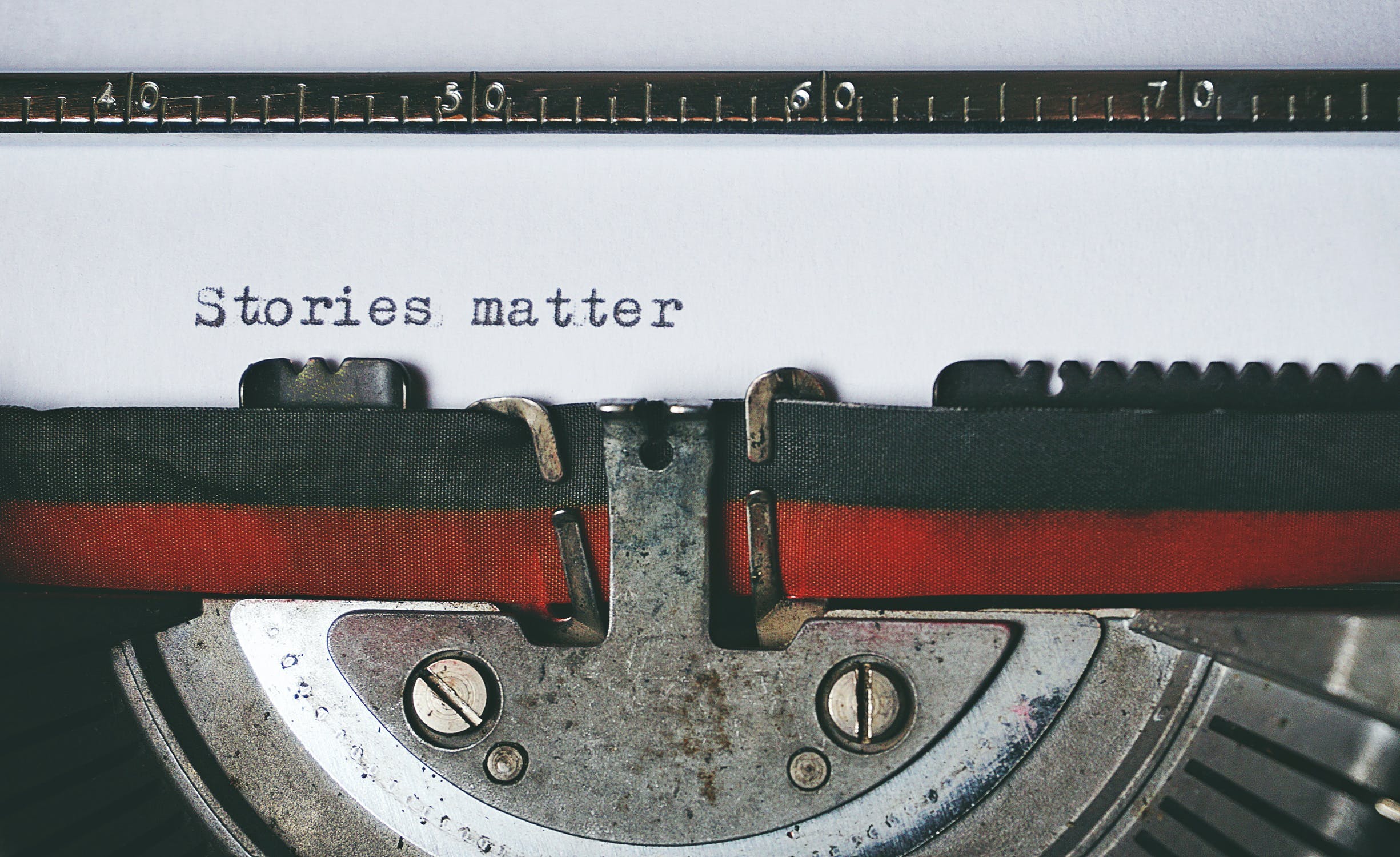 sometimes stories is need like type on typewriter 