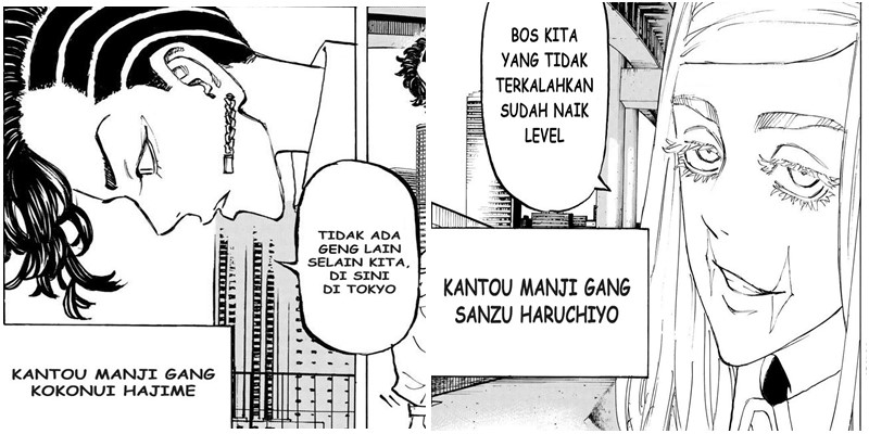 Anggota Kantou Manji Gang Koko dan Sanzu