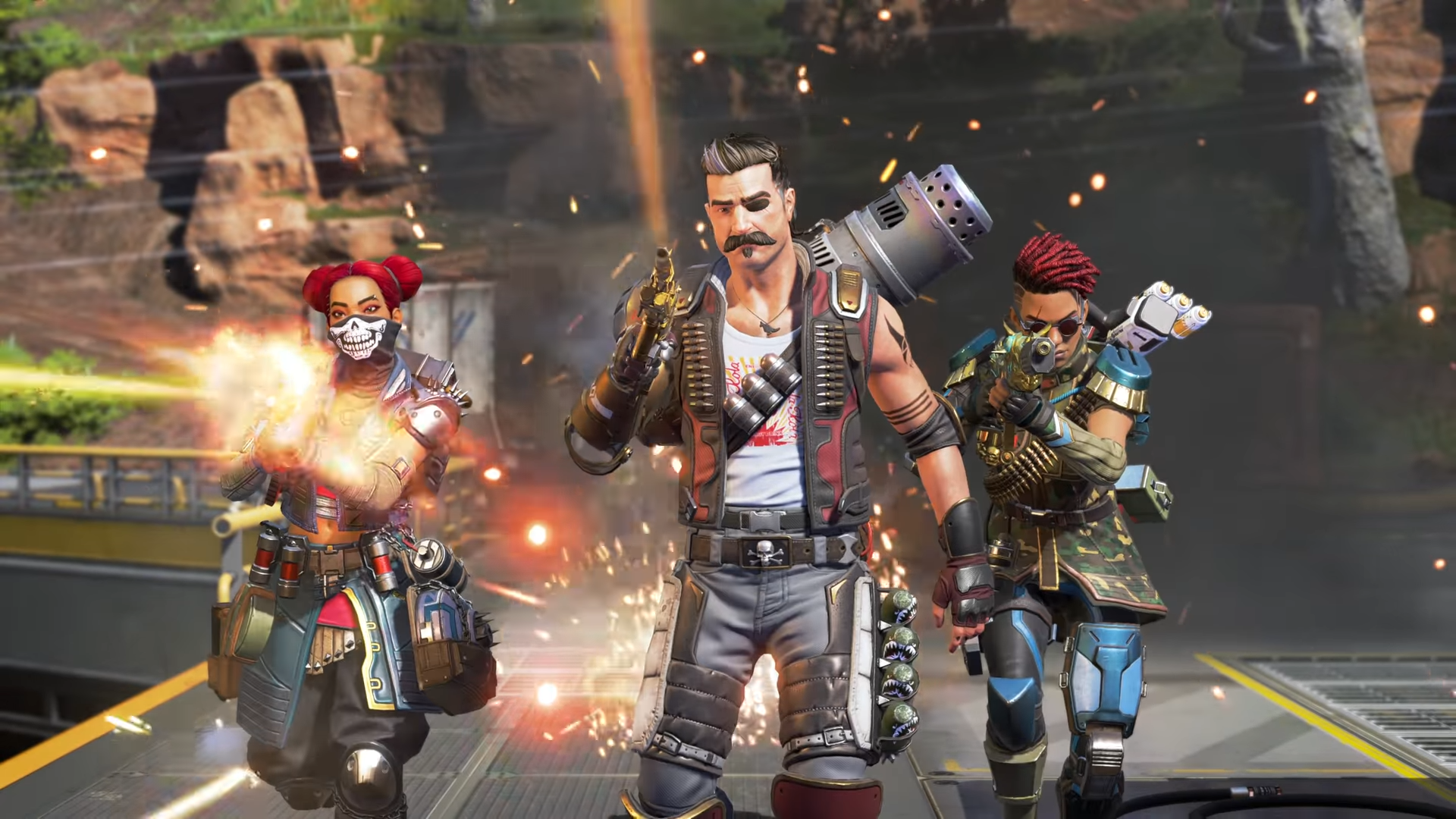 Permainan battle royale yang membutuhkan 3 pemain dalam satu tim, Apex Legends Foto: Electronic Arts