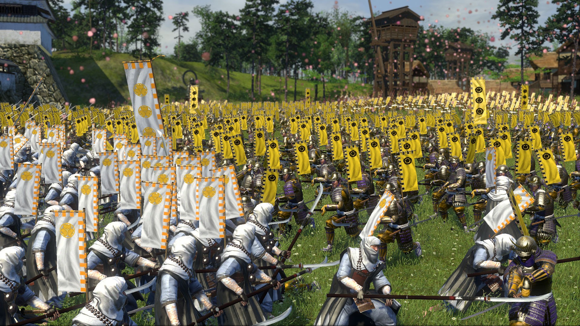 Adegan pertempuran di Shogun Total War