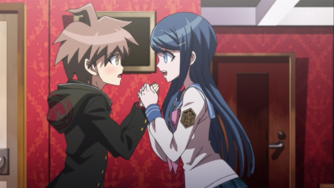 Makoto Naegi dan Sayaka Maizono