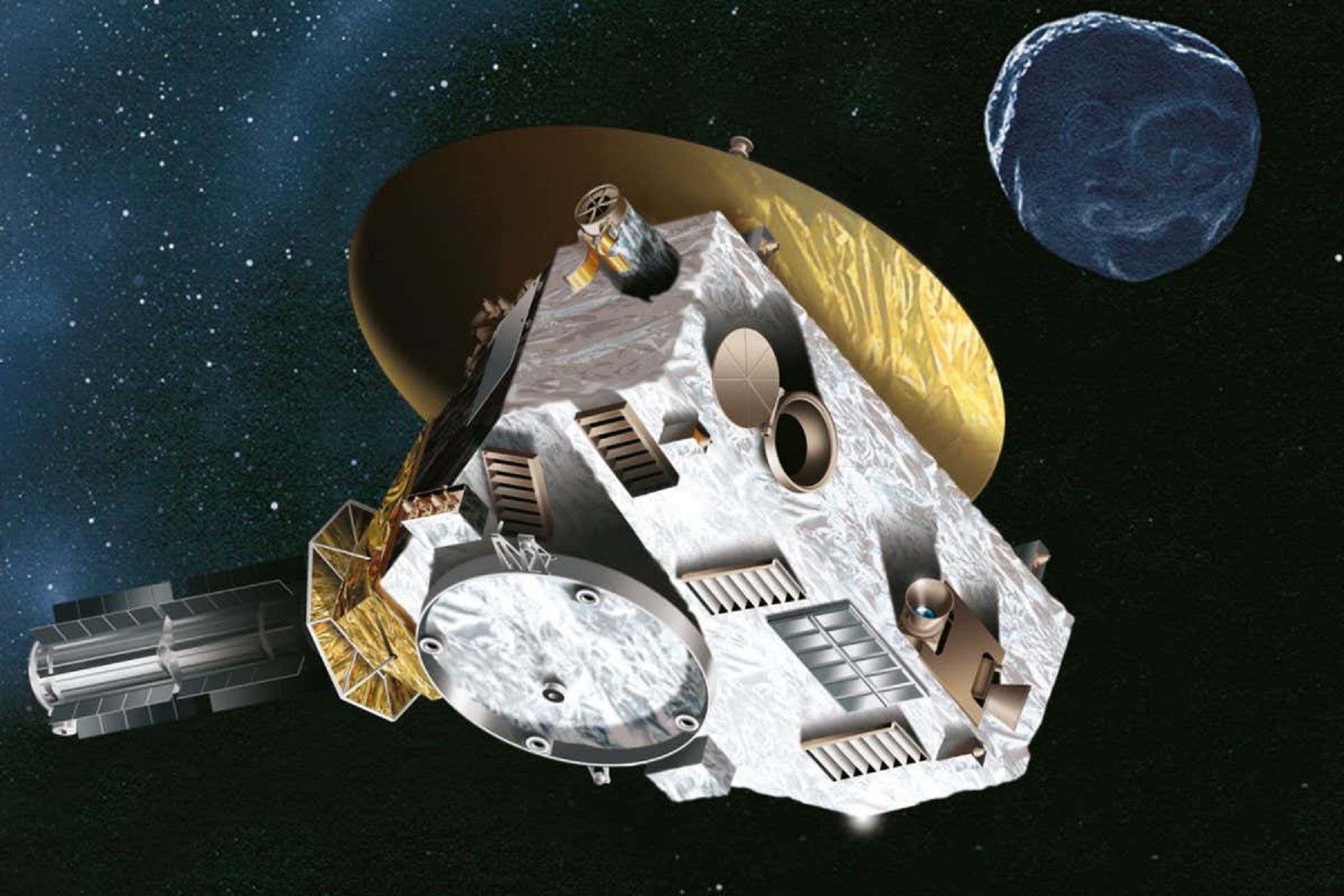 Wahana Antariksa New Horizons, Pergi Ke Bulan Hanya dalam 8 Jam