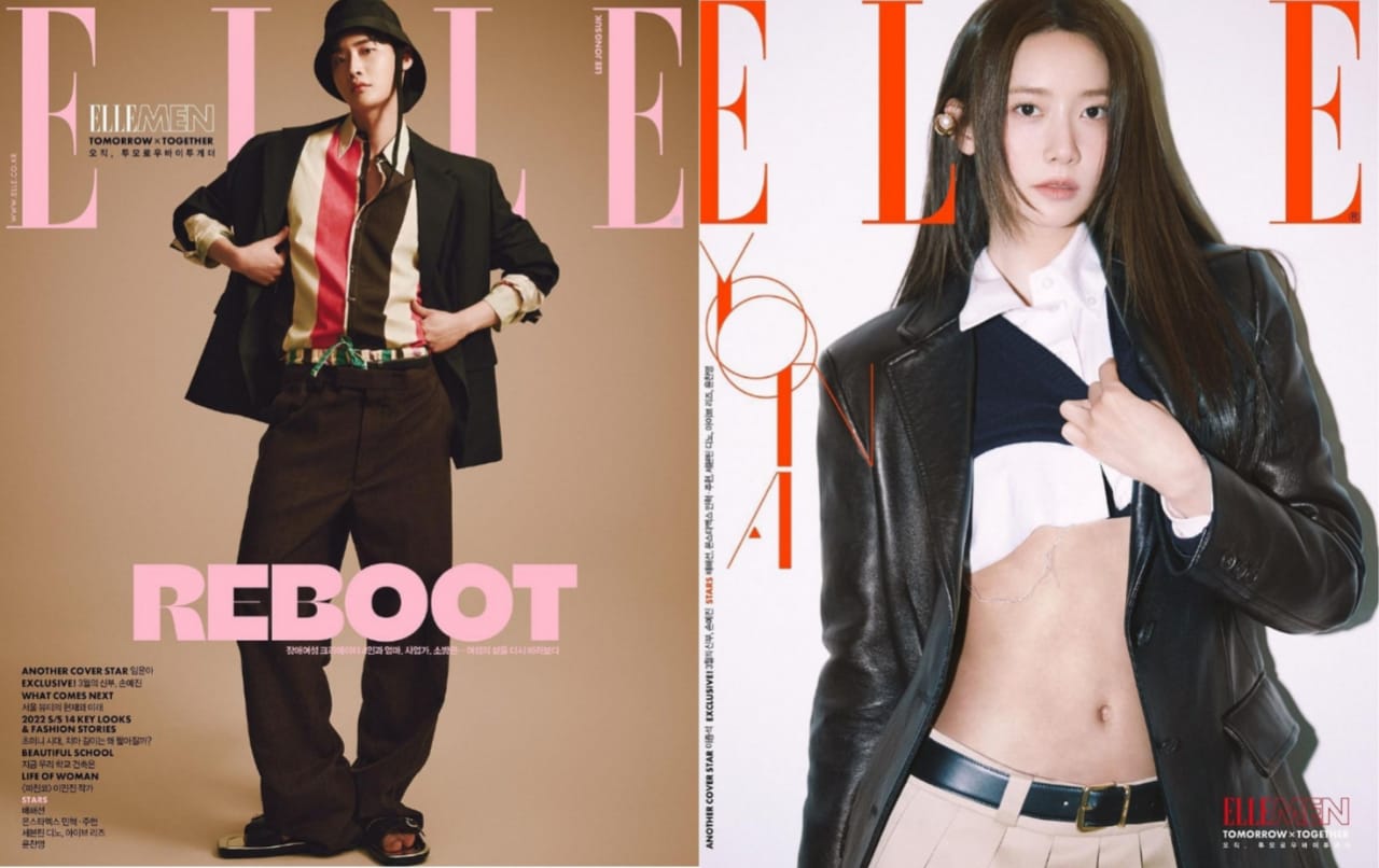 Penampilan Menawan Lee Jong-Suk & Yoona SNSD Dalam Sampul Majalah Elle