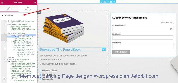 Cara Membuat Landing Page di WordPress Secara Gratis Dengan Elementor