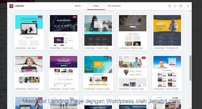 Cara Membuat Landing Page di WordPress Secara Gratis Dengan Elementor