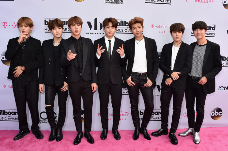 BTS pada BBMAs tahun 2017