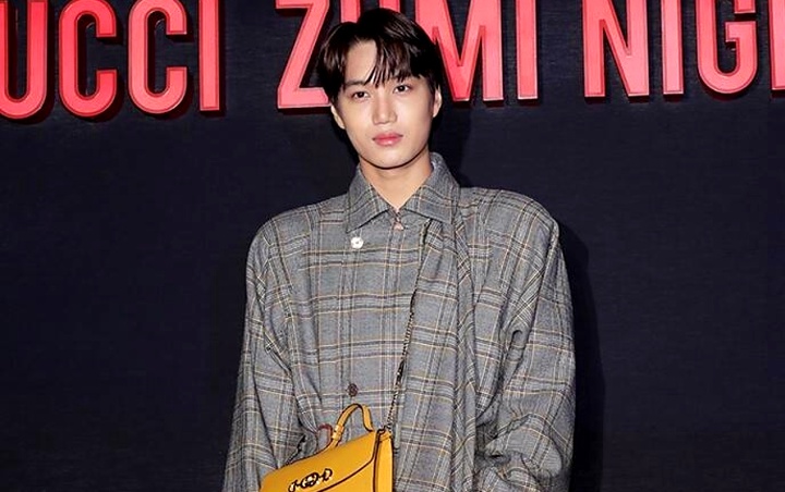 Kai EXO menghadiri acara yang diadakan Gucci