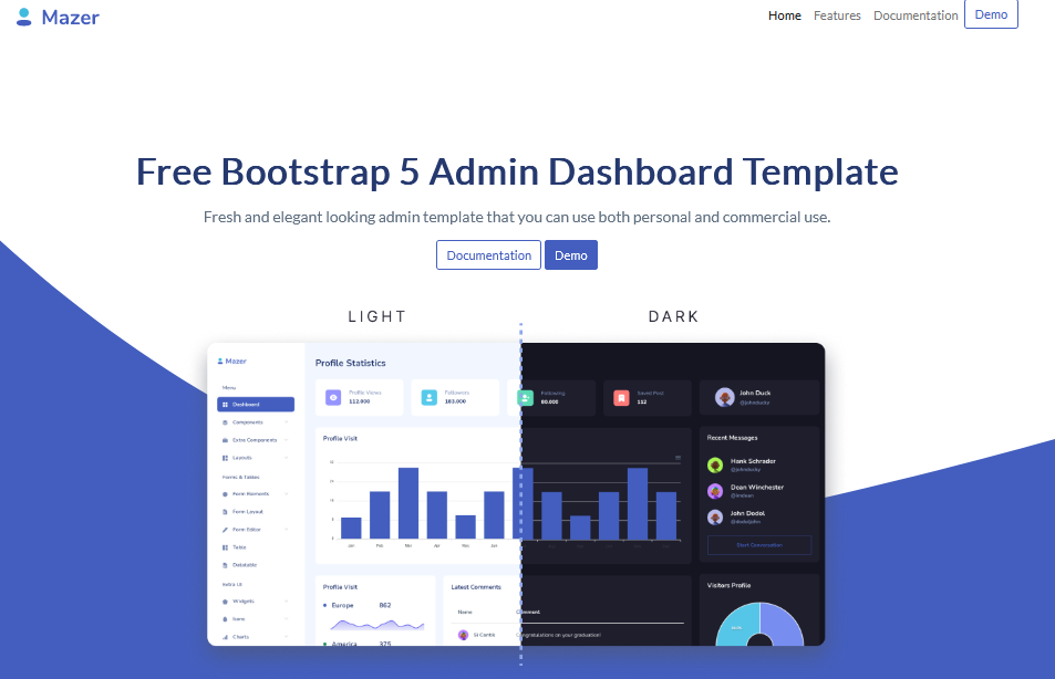 Cara Install Template Bootstrap Mazer