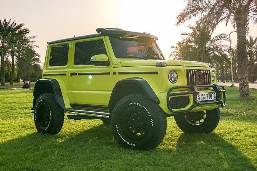 Beberapa Modifikasi Jeep Jimny Lawas Mirip Rubicon