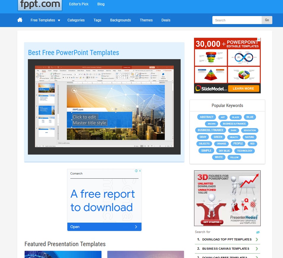 7 Situs atau Website untuk Download Gratis Template Desain PPT atau Power Point