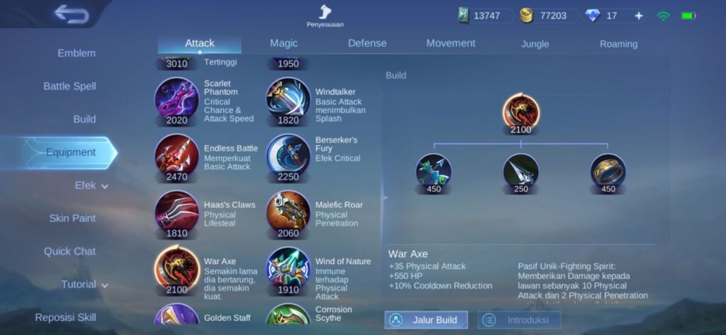 Build Item Hero Roger Terbrutal Di Mobile Legend, Build Wajib Buat Push Ranked!