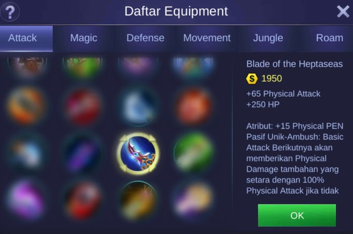 Build Item Hero Saber Tersakit Ala Top Global Di Mobile Legend, User Hero Saber Wajib Coba Build Ini Auto Maniac!