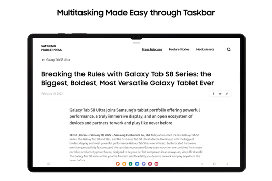 Tablet Samsung Galaxy S8 Series Kebagian Android 12L, Pembaruan Apa Saja Itu?