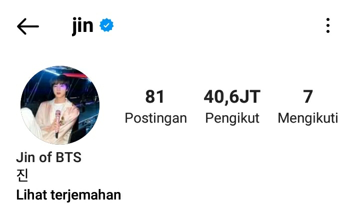 Wow! Ini 7 Daftar Akun Instagram Pribadi Member BTS 