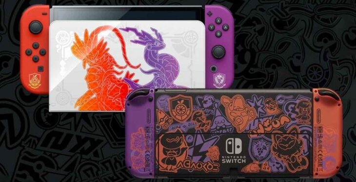 nintendo switch oled pokemon scarlet and violet limited edition