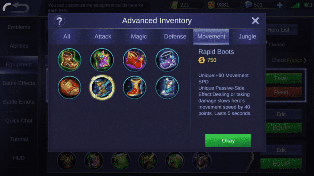 Build Item Hero Atlas Mobile Legend Yang Tidak Terkalahkan