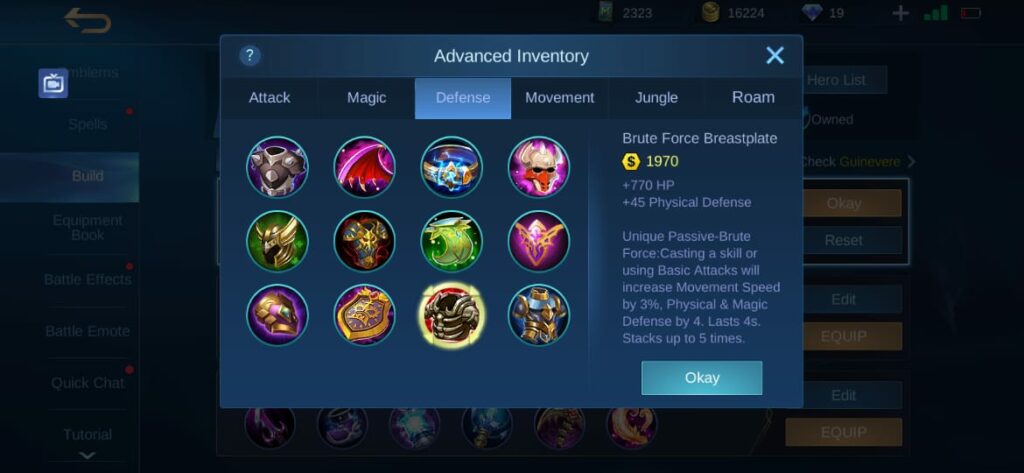 Build Item Hero Roger Terbrutal Di Mobile Legend, Build Wajib Buat Push Ranked!