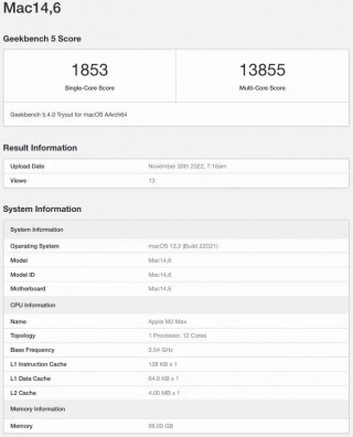 Bocor! Chipset Apple M2 Max Muncul Di Geekbench, Kemungkinan Bakal Rilis Tahun 2023!