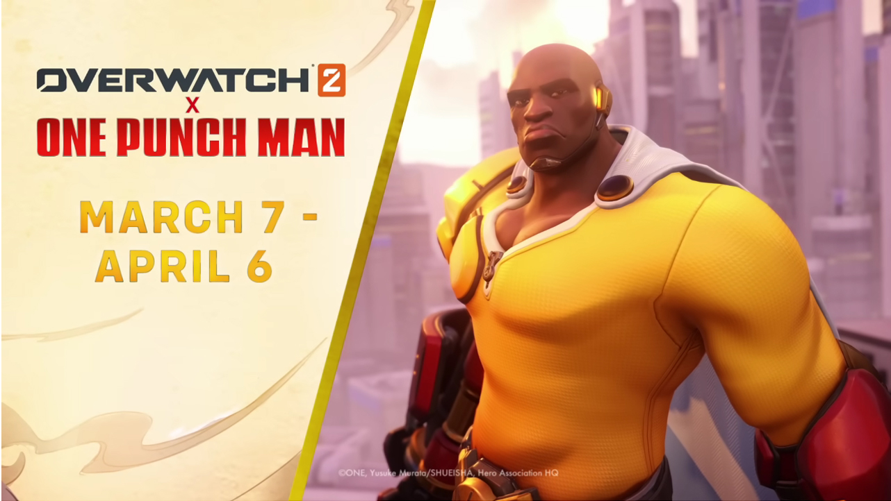 Overwatch 2 Berkolaborasi Dengan One Punch Man, Si Botak Saitama Berubah