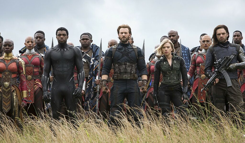 Captain America Black Panther siap menghadapi Pasukan Thanos