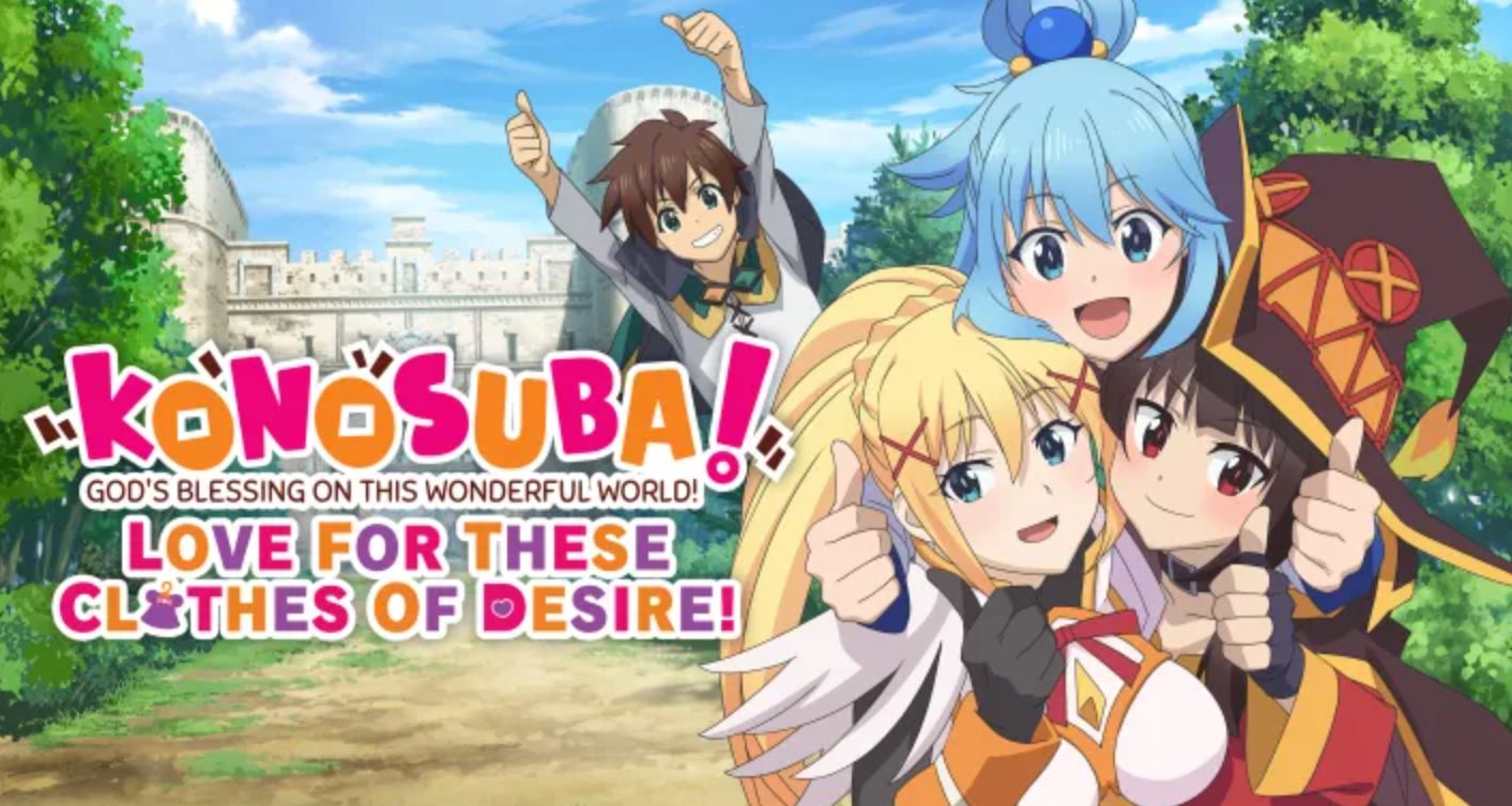 Konosuba: Love For These Clothes Of Desire Ungkap Tanggal Rilis!