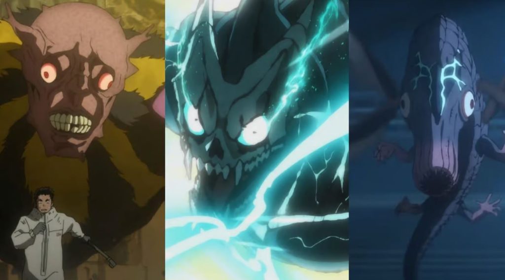 4 Daftar Monster Anime Kaiju no 8 yang Diketahui