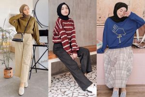 ootd sweater hijab