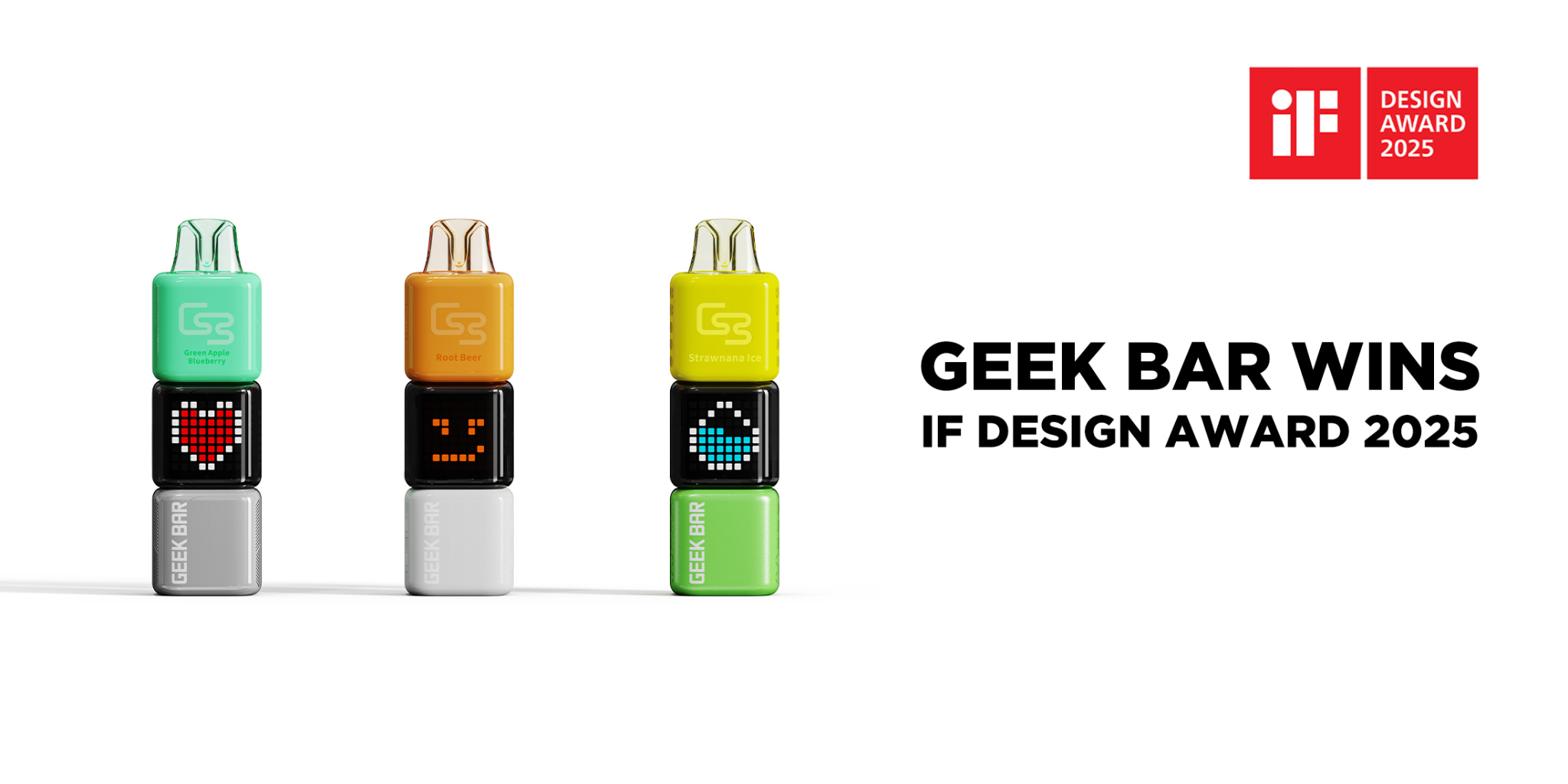 Geek Bar Raih iF DESIGN AWARD 2025 untuk Dua Produk Konsep Inovatif