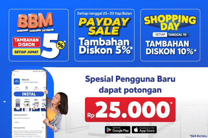 7 Tips Belanja Hardware Tools Selama Promo Mei Super Untung untuk Renovasi Rumah Lebih Mudah