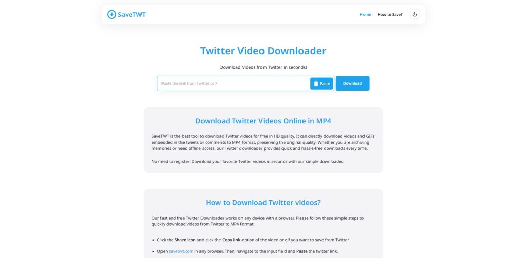 SaveTWT, Solusi Terbaik untuk Download Video di X Secara Cepat dan Aman 2 SaveTWT, Solusi Terbaik untuk Download Video di X Secara Cepat dan Aman