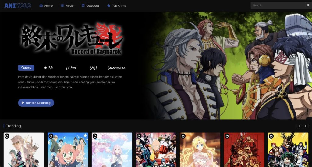 5 Rekomendasi Tempat Nonton Anime Subtitle Indonesia yang Lengkap dan Terupdate