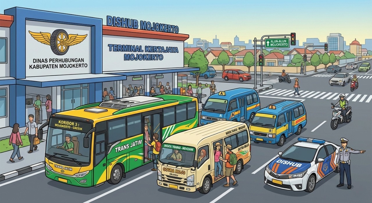 DISHUB Mojokerto Dorong Sistem Transportasi Daerah yang Aman dan Terintegrasi