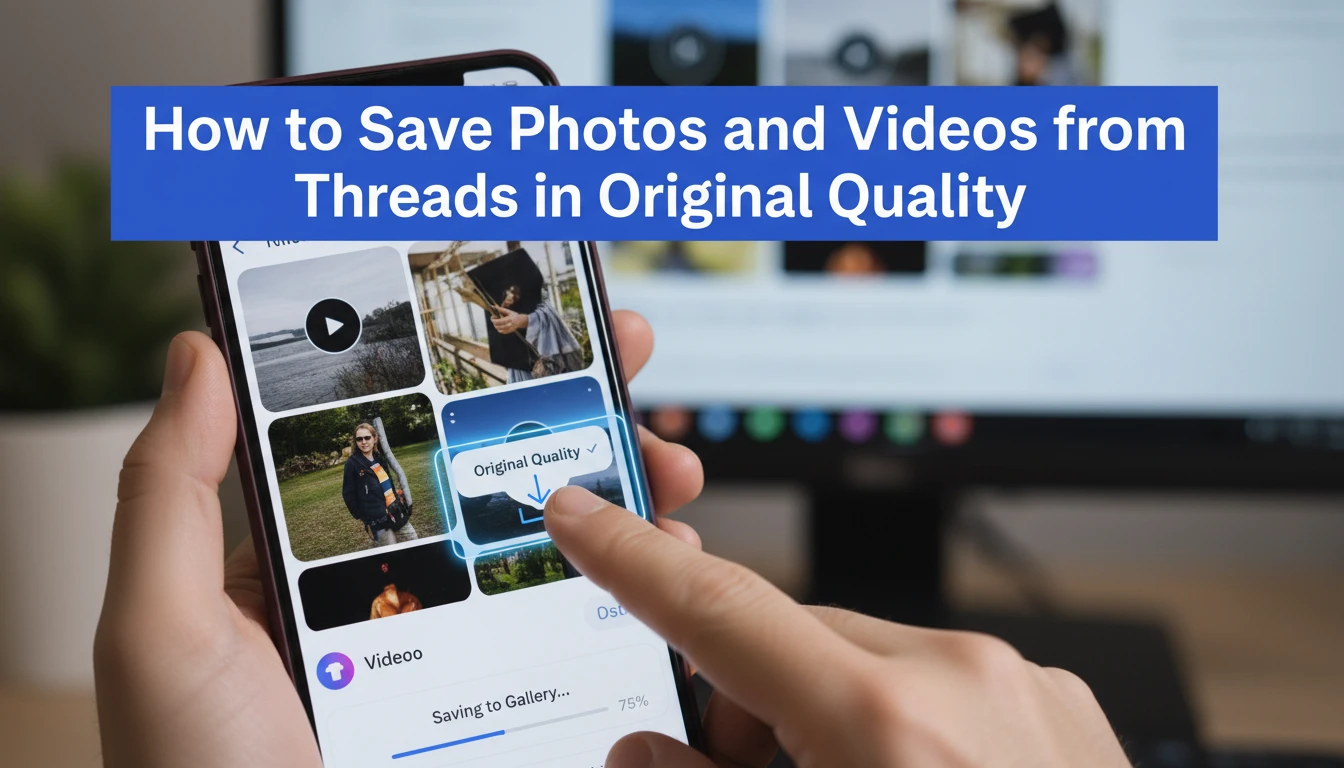 How to Save Photos and Videos from Threads in Original Quality 1 How to Save Photos and Videos from Threads in Original Quality