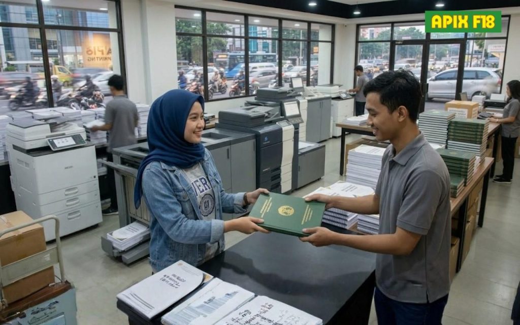 Dari Skripsi, Modul, hingga Laporan! Semua Beres di APIX F18, Cetak Buku Terdekat Jakarta Pusat