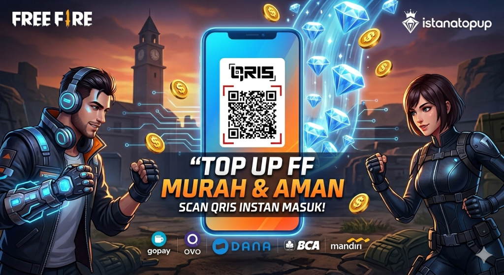 Transformasi Transaksi Digital: Panduan Cerdas Top Up Diamond Free Fire di Era QRIS