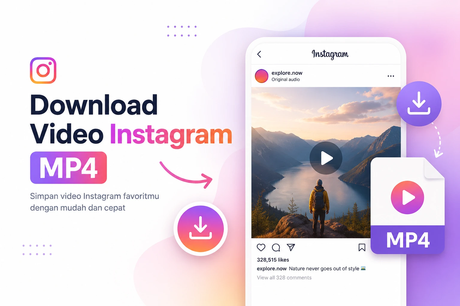 Download Video Instagram MP4 Kualitas HD — Panduan Lengkap 1 Download Video Instagram MP4 Kualitas HD — Panduan Lengkap