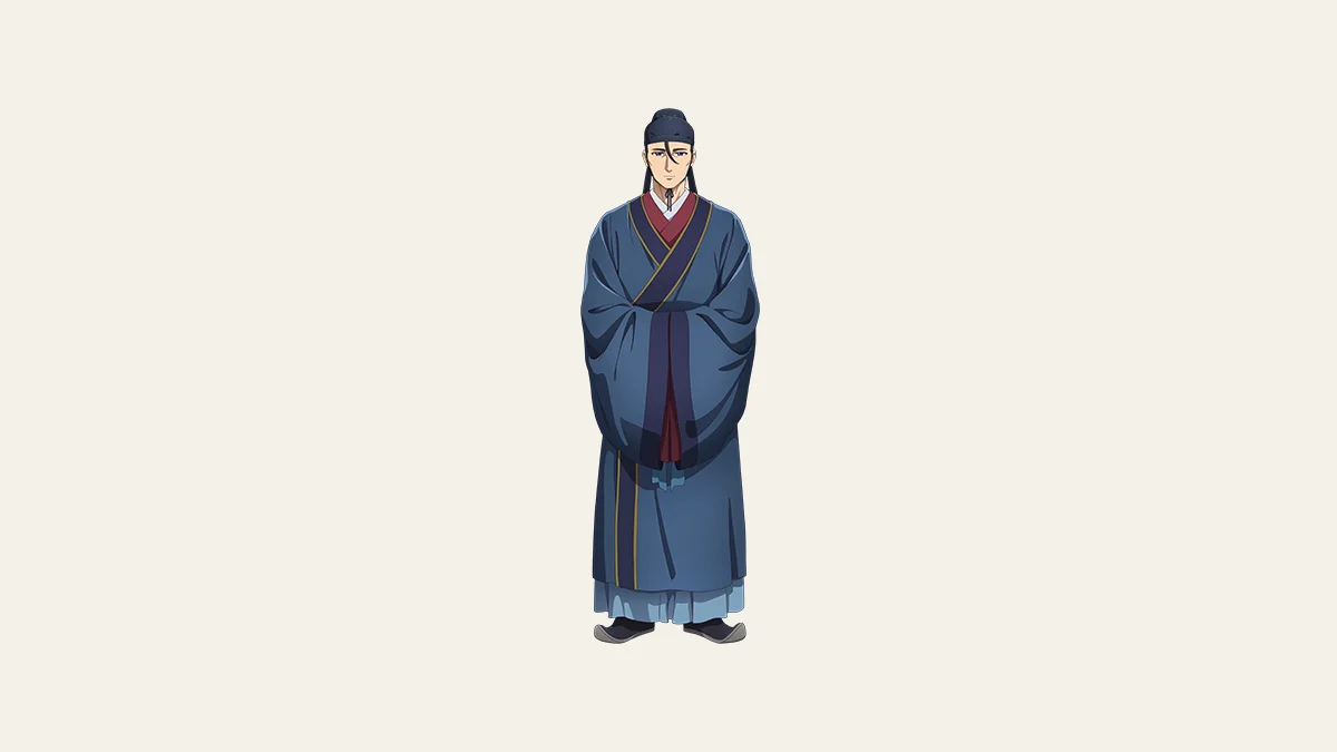 Panduan The Apothecary Diaries: Karakter, Urutan Season, dan Novel 5 Visual karakter resmi Gaoshun dari anime The Apothecary Diaries