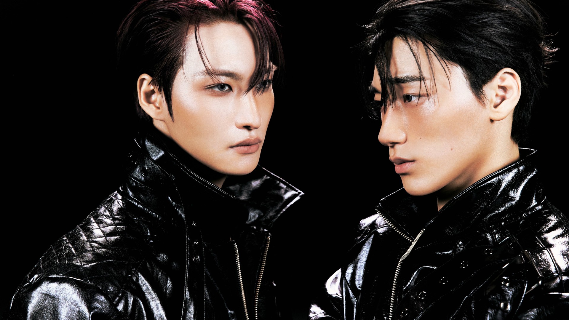 Seonghwa dan San ATEEZ dalam visual GOLDEN HOUR Part.6
