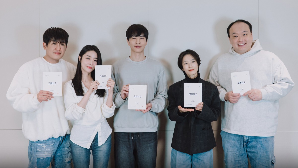 Teaser Crash 2: Fury Road Dirilis, Park Jisung Bergabung dengan Lee Min-ki dan Kwak Sun-young 3 Para pemeran drama Crash 2 dalam sesi pembacaan naskah